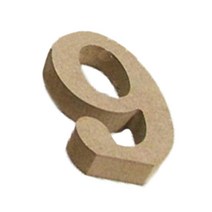 아리코 나무장식 9 3입, 우드, 1개