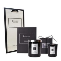 자바 캔들 L/M 선물세트 내츄럴에센셜02, 오렌지블로썸, 2p (캔들L 1p, 캔들M 1p) + 캔들L케이스, 캔들M케이스, 쇼핑백