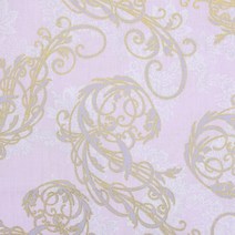 프린트 넝쿨무늬 원단, 라벤더, 1개