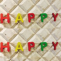 미니아트 해피 가랜드, Y1492, 2개