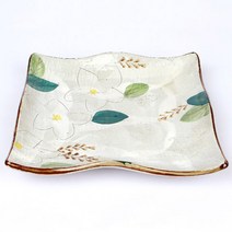 그린코리아 신목련 비틀사각접시, 혼합 색상