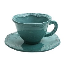 VBC까사 레이스 티컵세트 아쿠아, 1세트, 1개