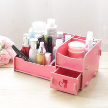 리빙조이 DIY JB-107 화장품 정리대, 레드, 1개