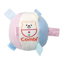 콤비 바스락 아기공 촉감놀이 장난감, 혼합 색상