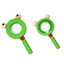 해피타운 우드캐릭터 돋보기, 개구리