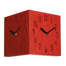 키다리 칼라우드 코너 더블벽시계, 레드