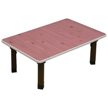 한목가구 다용도 접이식 테이블 태상 861 특대, 워시핑크