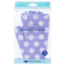 CALA 스파 목욕장갑 4p, 퍼플, 1세트