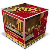 퍼즐라이프 최후의만찬 직소퍼즐 미니큐브, 108피스, 108-56, 108피스