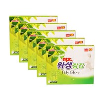 크린손 미즈 위생장갑 100매, 5개