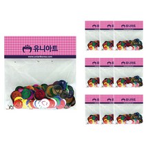 유니아트 1000 스팡클 비즈, 스마일, 10개입