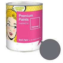 노루페인트 팬톤 멀티 페인트, 스틸그레이 (18-4005), 1L, 1개