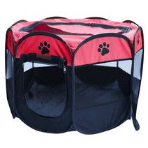 바이셀 펫 원터치 놀이텐트, 레드