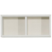 철물코리아 사각선반, 화이트, 1단