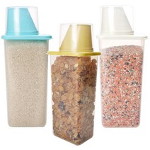 유하우스 다목적 냉장고용기 1.2kg 3색 혼합, 3개, 1개