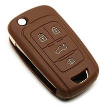 케인즈 쉐보레 4버튼 실리콘 케이스 KE08, 초코브라운