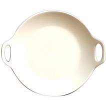 프로방스코리아 푸코 원형 핸들플레이트, 화이트, 1개