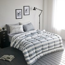 쉬즈홈 시카고 순면차렵 이불 + 베개커버 세트 랜덤 발송