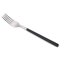 하우시스 진공 테프론 코팅 커트러리 포크, 블랙, 1개