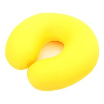 조아홈리빙 소프트비즈 목쿠션, 옐로우