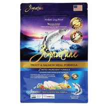 지그니쳐 전연령 송어 & 연어 포뮬라 애견사료, 1kg, 1개