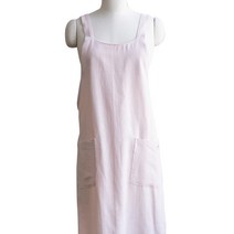 아포아룸 솔리드 린넨 앞치마, 살구, 1개