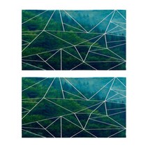 핑크망고 북유럽스타일 키친 테이블매트 2p, E, 46 x 27 cm