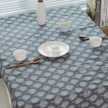 이코디 스페이스트리 테이블 보, 블루, 120 x 120 cm