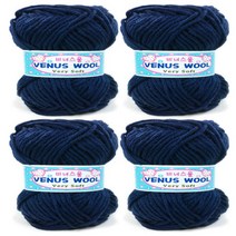 행복뜨기 비너스울 뜨개실 4p, 74 남색