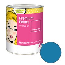노루페인트 팬톤멀티 에그쉘광 블루그레이계열 페인트 1L, 메디테라니안 블루(18-4334)