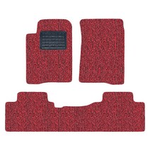 순수 코일 카매트 일반형 레드블랙 쌍용, 코란도스포츠2.2 2016.7~(3p)