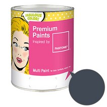 노루페인트 팬톤멀티 에그쉘광 심플 블루블랙 계열 페인트 1L, 옴브레블루(19-4014), 1개
