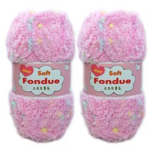 행복뜨기 소프트퐁듀 뜨개실 2p, 14 베이비핑크