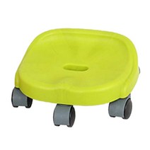 체리티 스마트 이동식 청소의자 그린, 1개
