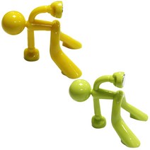 리버그린 자석 파워 열쇠걸이 2p 세트, 옐로우, 그린, 1세트