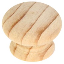 이누데코 원목 가구손잡이 원형 35mm, 10개입