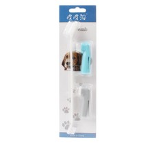 블럭마트 애견 고양이 고급 칫솔세트, 2개입