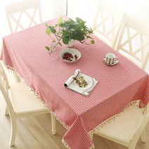 이코디 레이술 테이블 보, 레드, 120 x 120 cm