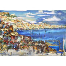 퍼즐코리아 나폴리의 아름다운 풍경 직소퍼즐 3216, 2000피스, 혼합 색상
