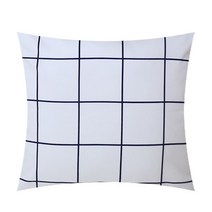 홈앤슬립 데일리 순면 쿠션 솜 포함, 화이트