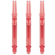 LSTYLE 다트샤프트 스트레이트 SiLent 330mm, 로즈 레드, 3개입