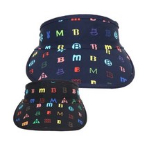 BMU 여성용 필드룩의 완성 알파벳 썬캡 HABU3002, 블랙