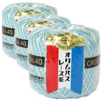 금표 40수 태팅레이스 뜨개실 3p, 361 세라믹, 3개