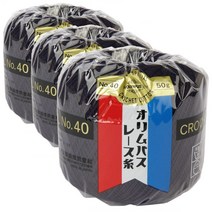 금표 40수 태팅레이스 뜨개실 3p, 325 마도로스