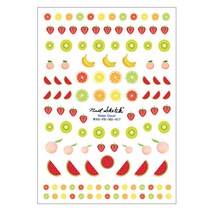 네일스케치 워터데칼 팝 아트, 617 과일, 1개