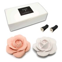 라띠크제이 로즈테라피 석고방향제 화이트 + 핑크, 화이트 자스민 민트