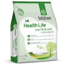이즈칸 전연령 닭 그레인프리 헬스라이프 저지방 관절건강 애견사료, 저지방&관절건강, 5kg, 1개