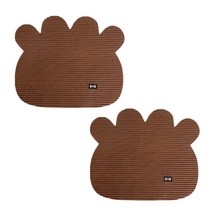 아리코 Dr.Mini 고양이 튀김방지 매트 2p, 브라운, 10세트