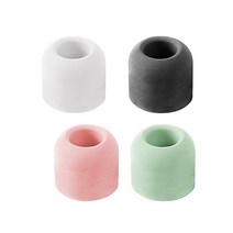 블럭마트 규조토 칫솔꽂이 원형, 랜덤 발송, 4개