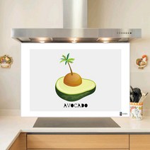 키센주방아트보드 아보카도 타일 895 x 665 mm, 그레이, 1개
